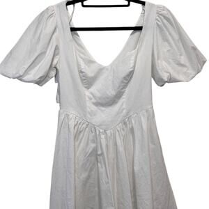 White b darlin mini dress